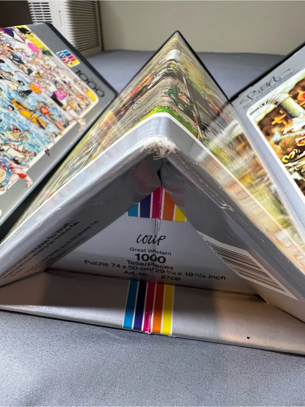 Vintage Heye German Collector Puzzle Lot Blachon Loup Ryba 500/1000 Pc